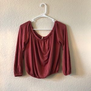 Off the shoulder top